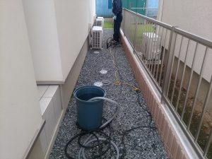 洗浄作業